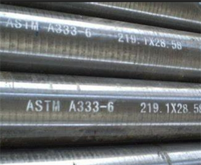 ASTM A333 الصف 6 أنابيب الصلب الملحومة وغير الملحومة